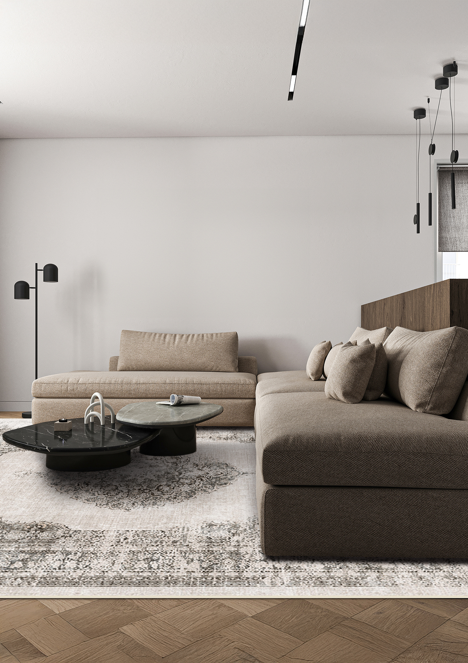Joud Beige Teppich