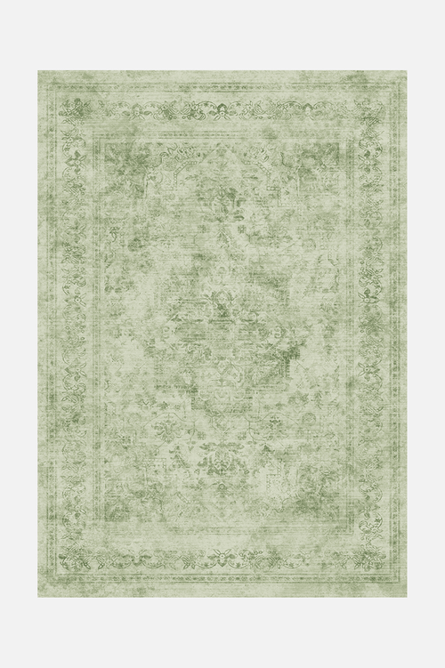 Vintage Soho Grün Teppich – PATOUL