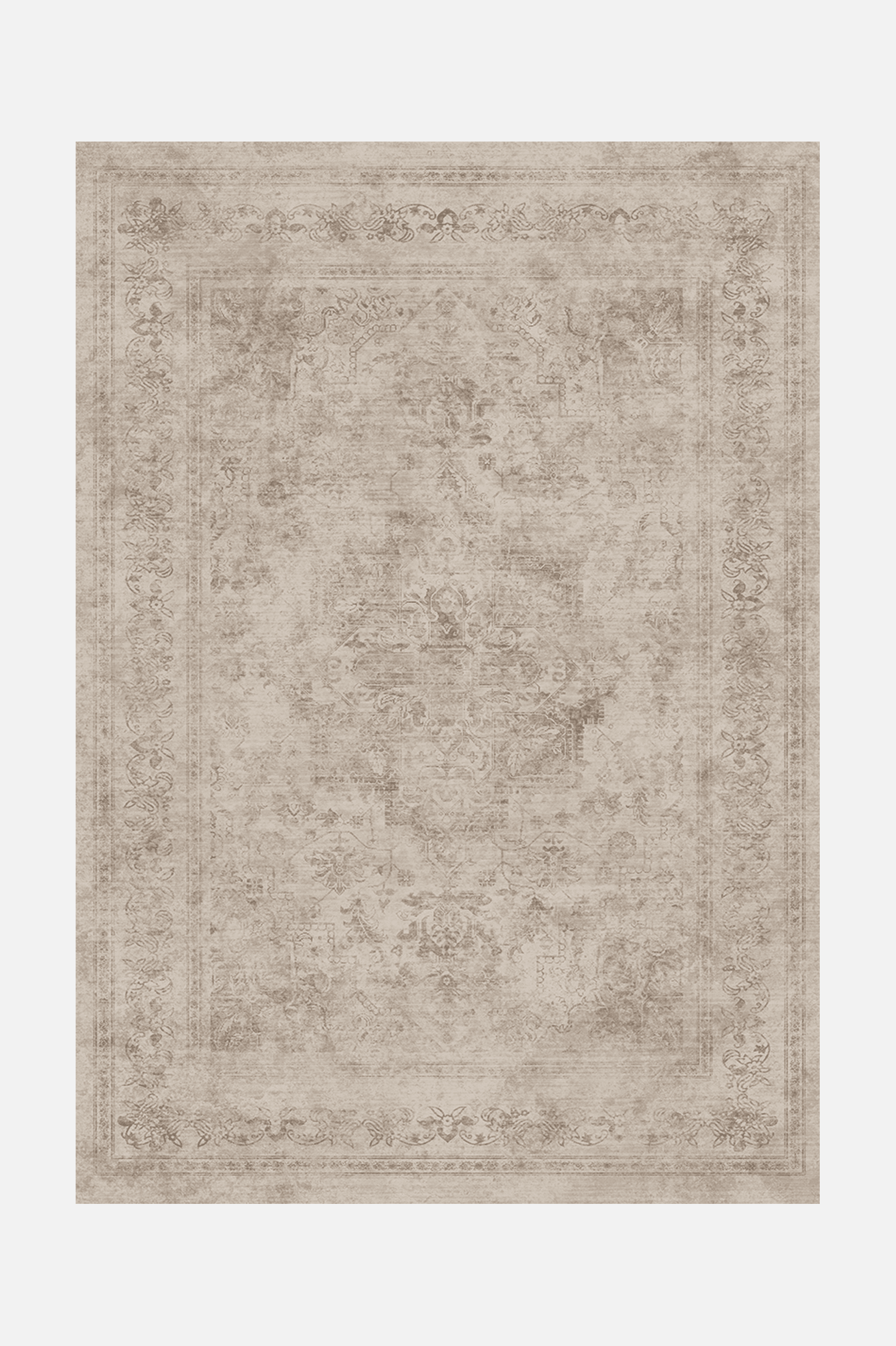 PATOUL Vintage Soho Beige Waschbarer Urban Teppich