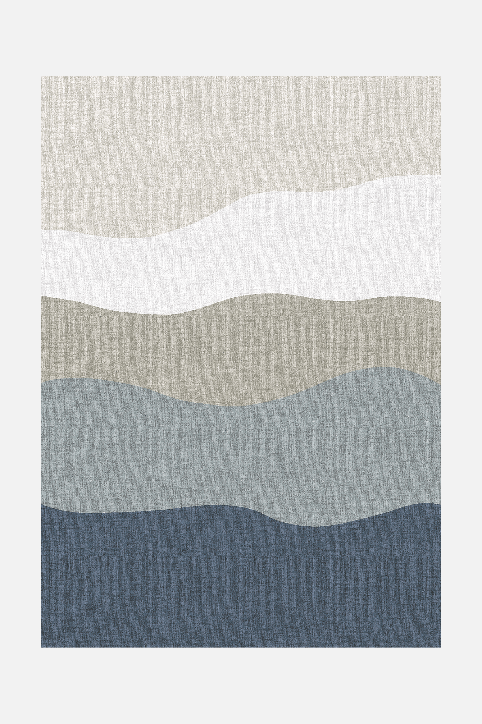 PATOUL Eva Meer Teppich – Waschbar, Rutschfest & Vegan