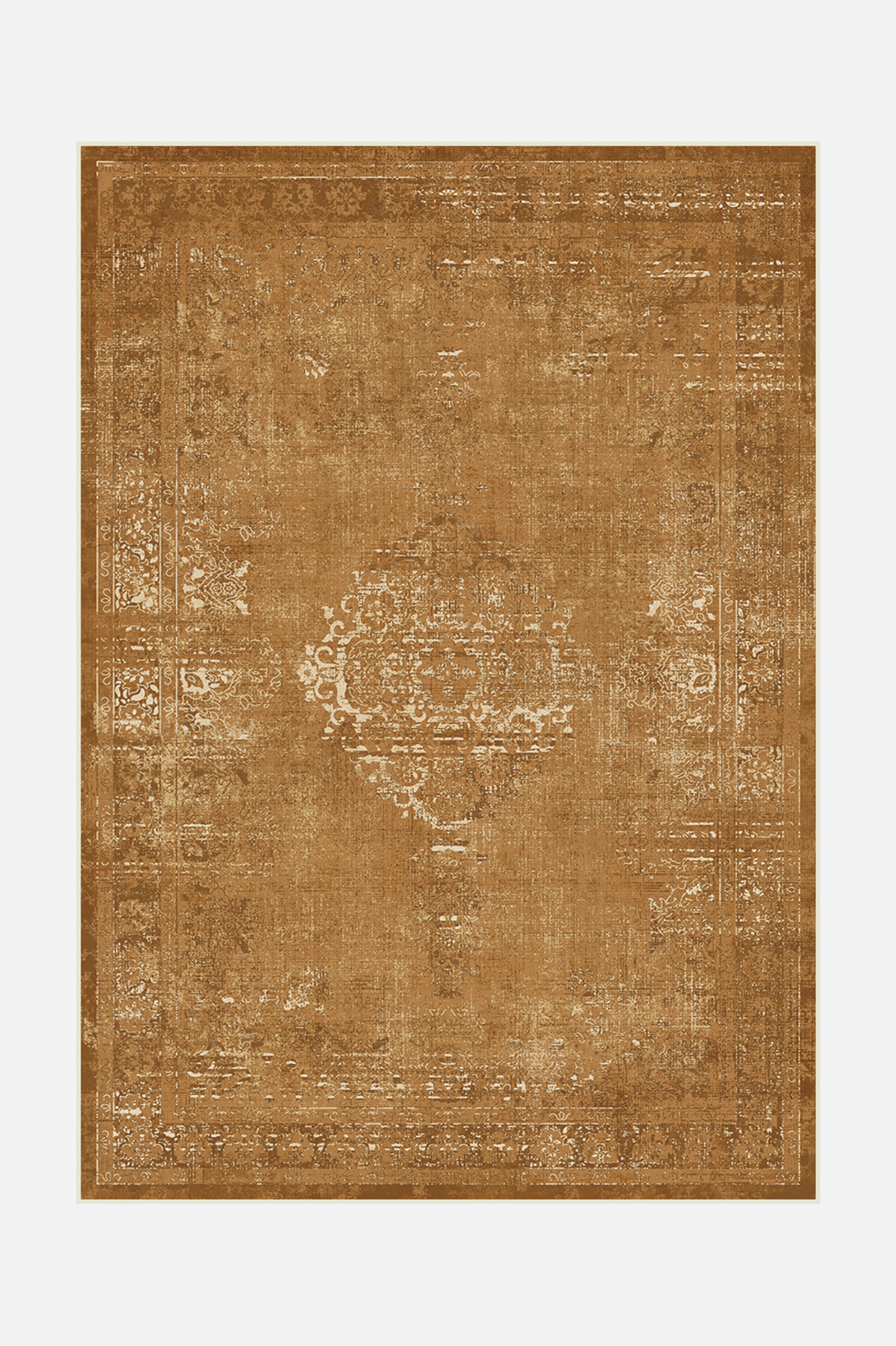 Oud Gold Brown Teppich – Orientalisches Design | PATOUL