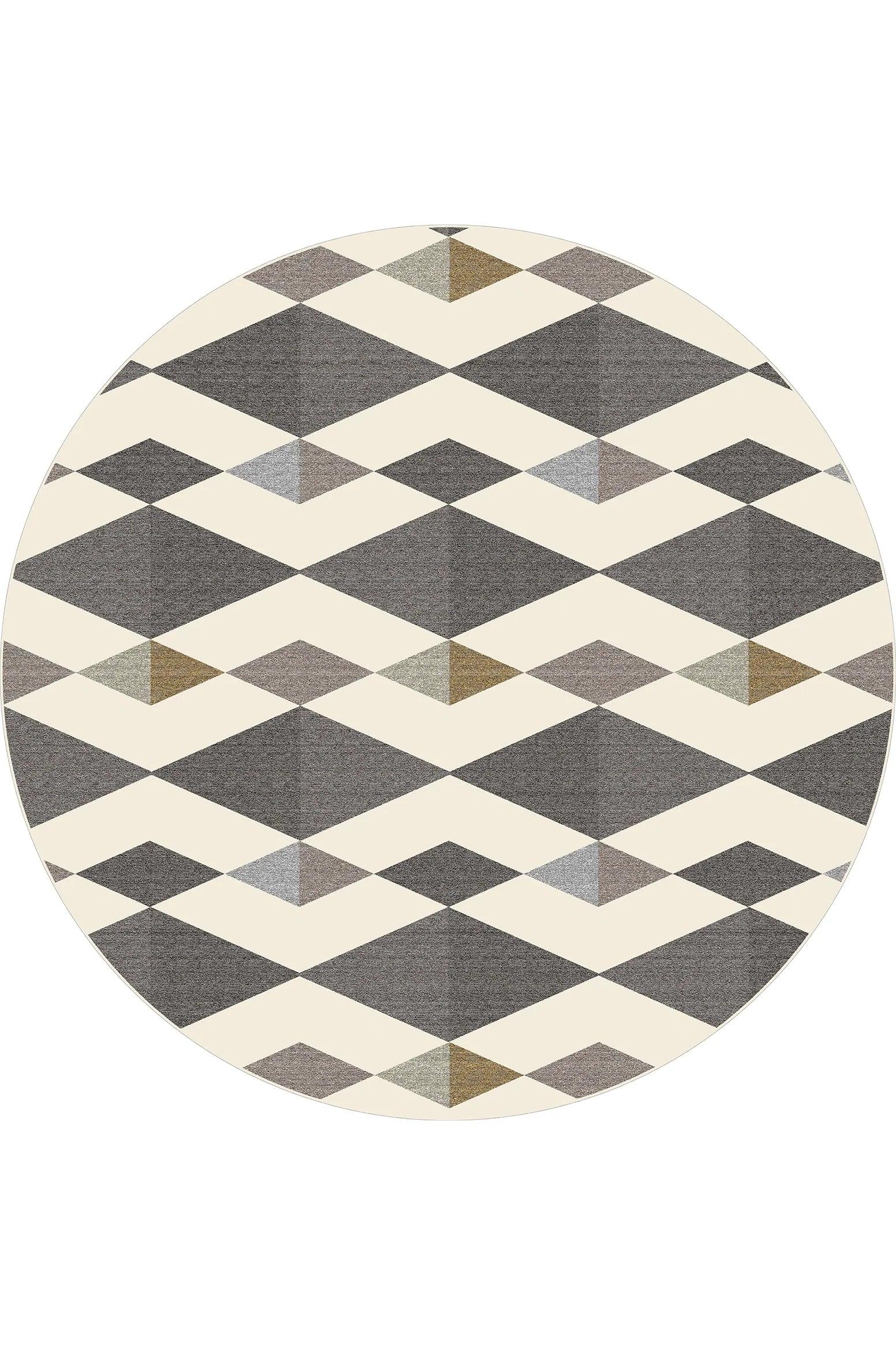 Hallway Grau & Beige Teppich Vorteile  Waschbare Teppiche, PATOUL  runder teppich